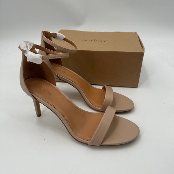 J. CREW New in Box Ankle Strap Heel Sandal in Nude // 12 - Picture 5 of 14